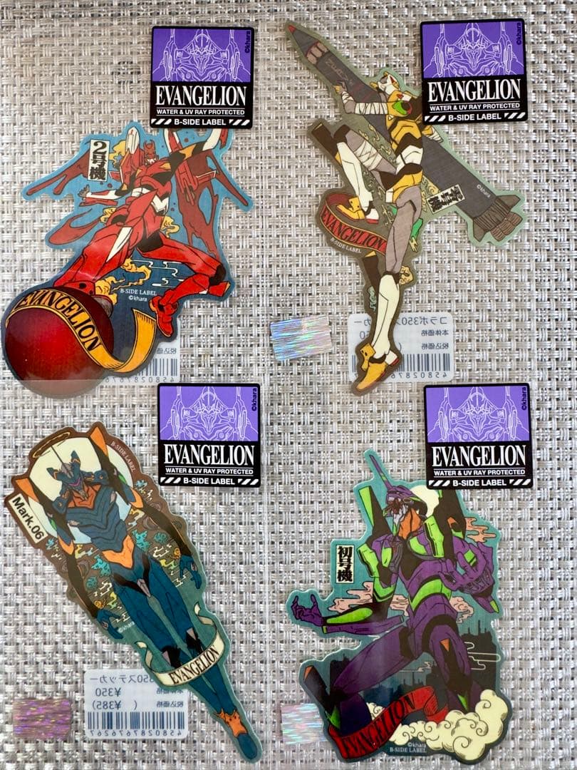 ビーサイドレーベル エヴァンゲリオン ステッカーセット - メルカリ
