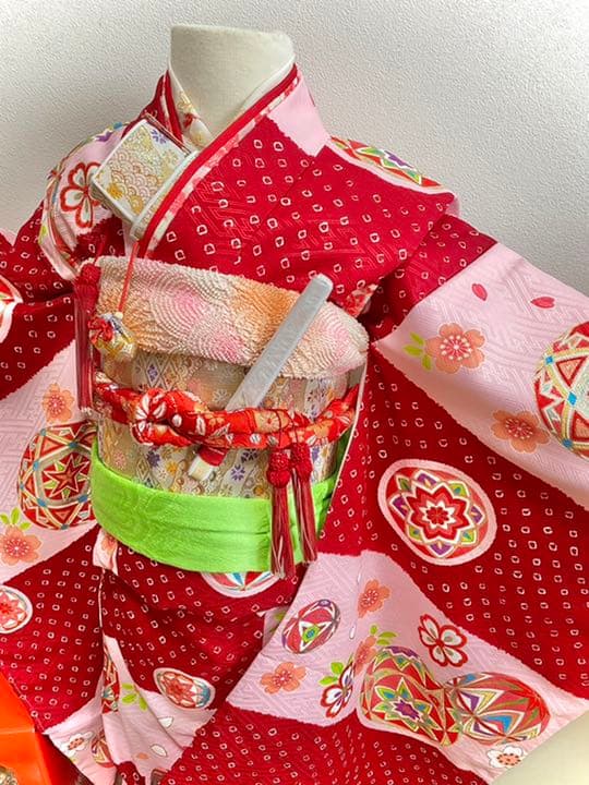 未使用新品　式部浪漫　七歳振袖セット