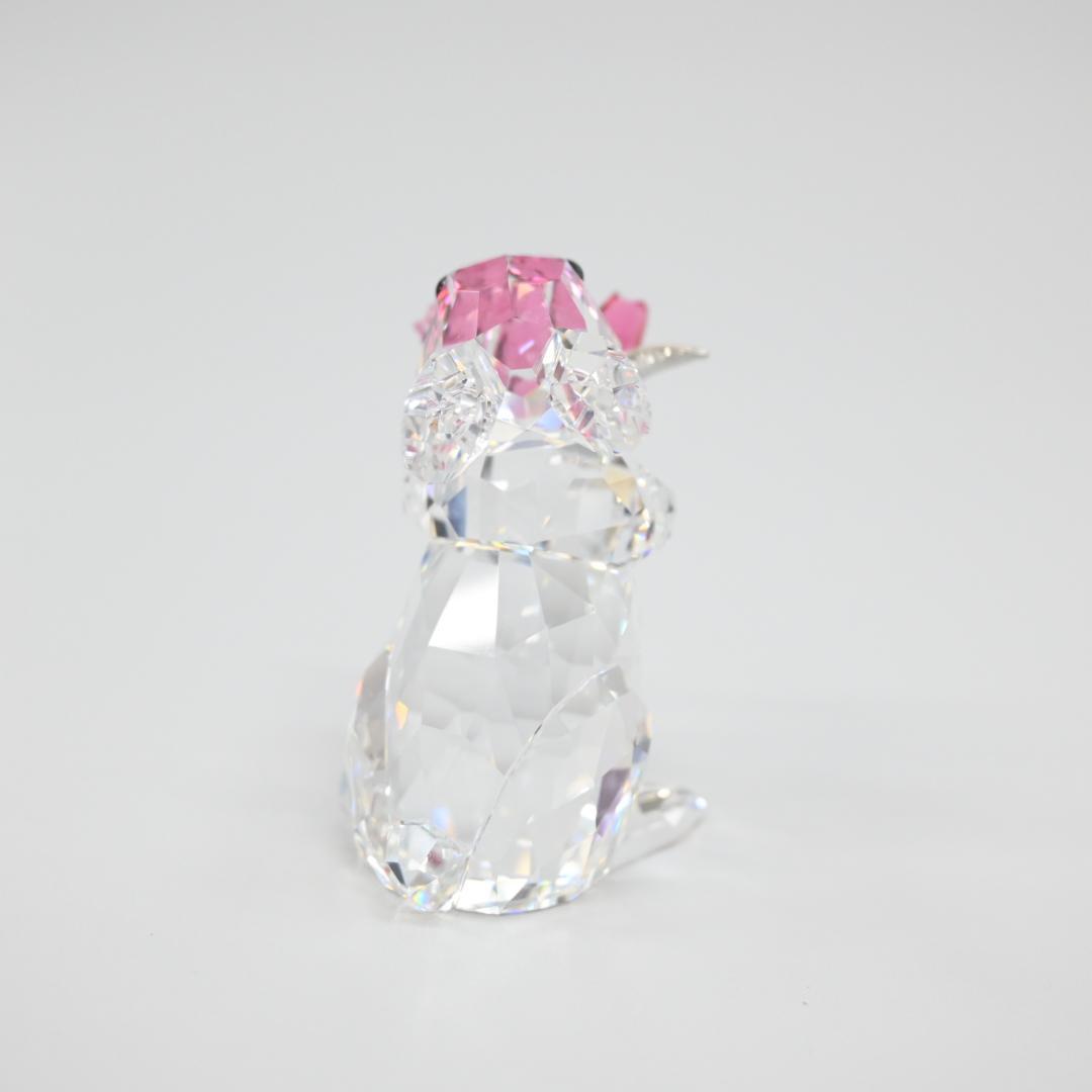 Mashu様専用□ 45699☆年 スワロフスキー うさぎとチューリップ 置物