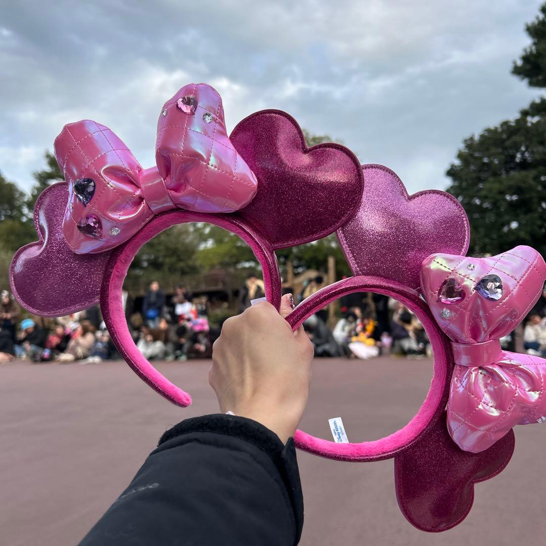 k*n様 ディズニー カチューシャ ピンク ミニー ミニパル ミニファン 2