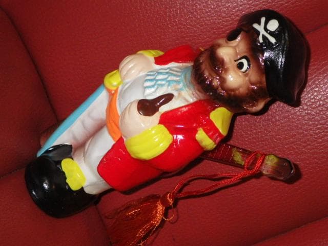 60'S☆海賊☆黒髭☆ビンテージ☆ボトルオープナー☆栓抜き☆置物☆人形