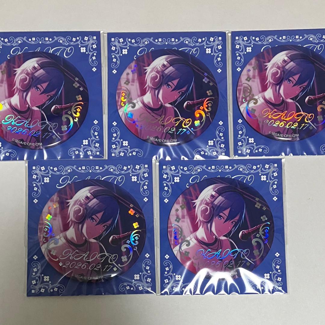 プロセカ はぴこれ KAITO 缶バッジ C 5個 - メルカリ