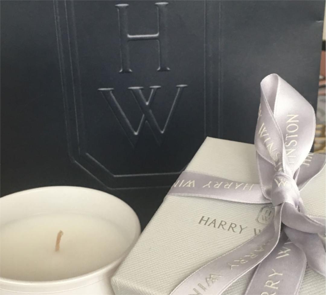 新品未使用 ハリーウィンストン キャンドル 箱 リボンつき