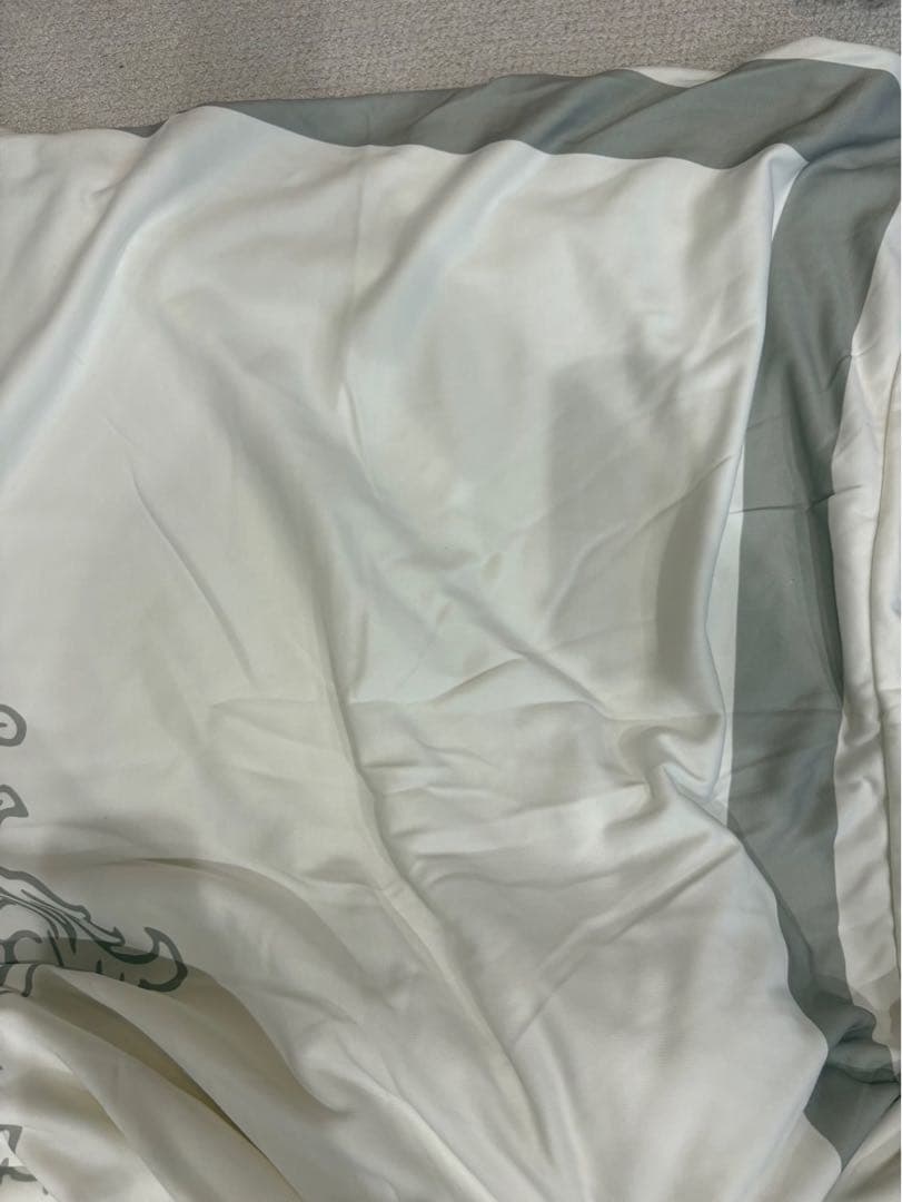 Rady 掛け布団カバー　ダブルサイズ　 ホワイト グレー　枕カバー２点　裏起毛