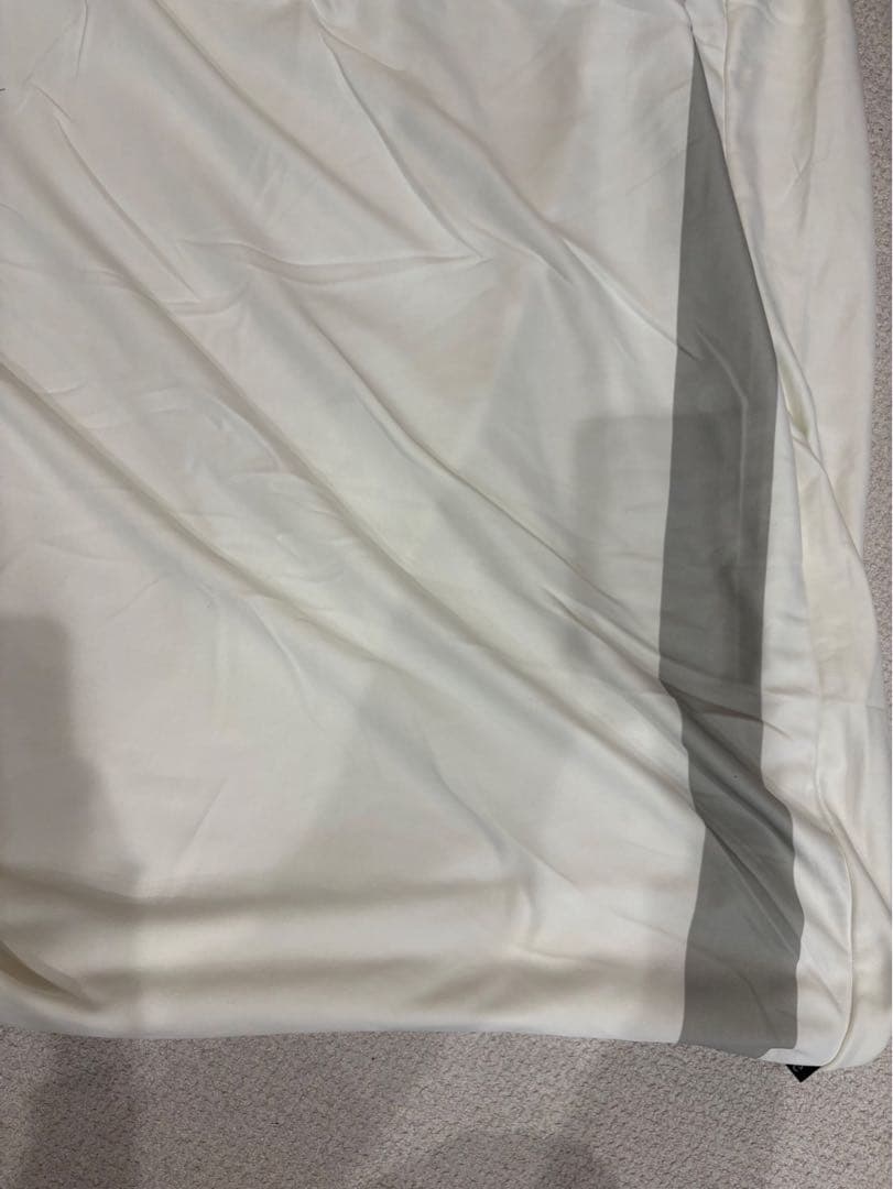 Rady 掛け布団カバー　ダブルサイズ　 ホワイト グレー　枕カバー２点　裏起毛