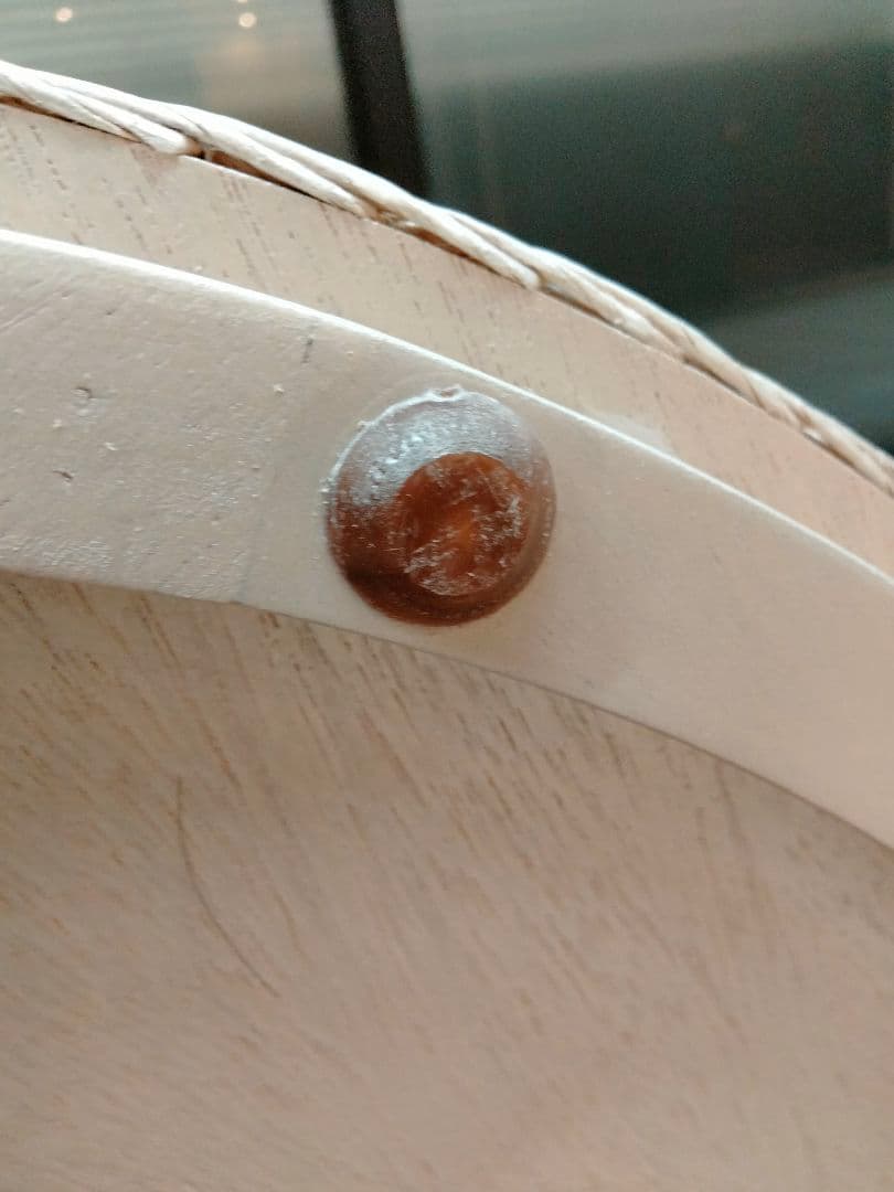 ヴィンセントシェパード◆丸テーブル◆収納◆木製天板◆日焼け有