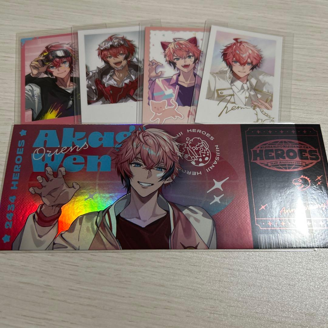 にじさんじ 赤城ウェン まとめ売り チェキ - メルカリ