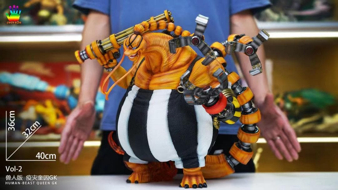 ワンピース 人獣型 クイーン フィギュア 塗装済み完成品 ガレージ