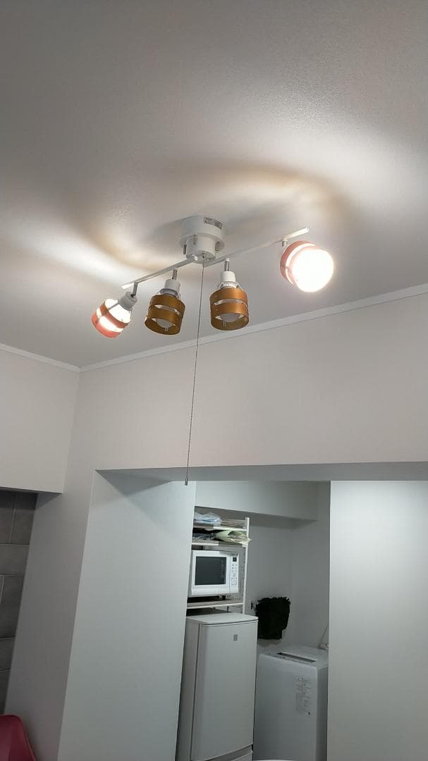 共同照明 シーリングライト 4灯 スポットライト LED対応 E26 北欧 (a