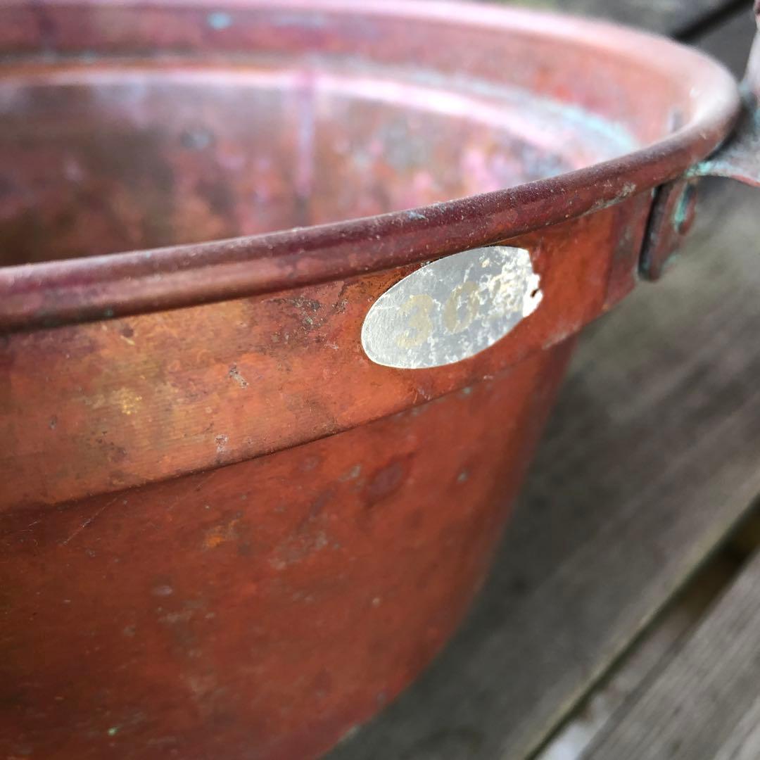 純銅製 銅鍋 山菜鍋 30型