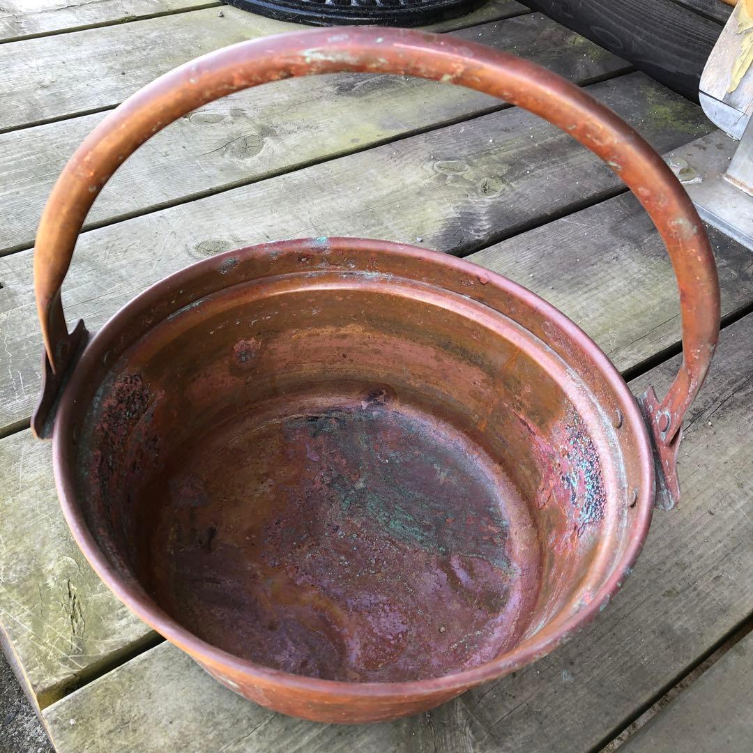 純銅製 銅鍋 山菜鍋 30型