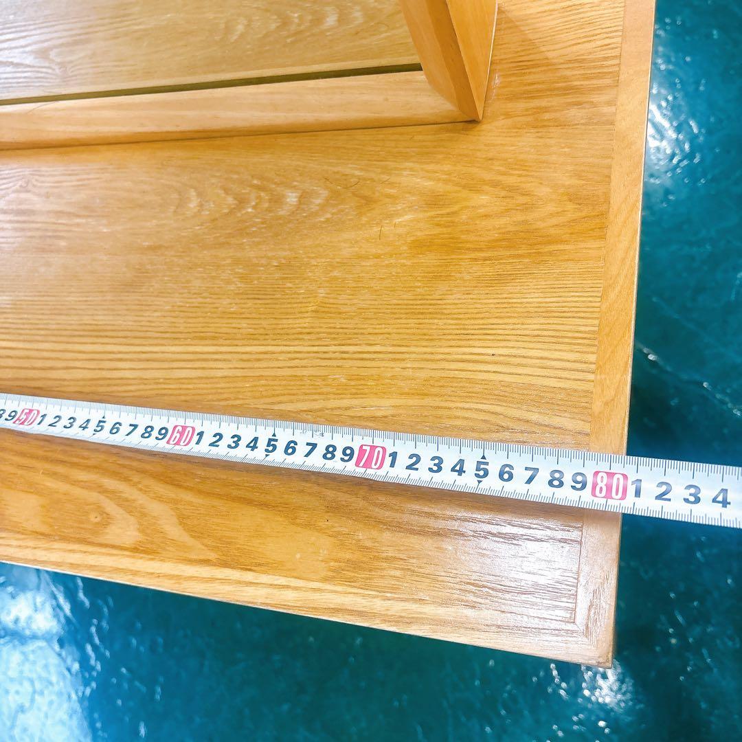 訳あり[送料込み】美容室 ドレッサー 片面 サロン 鏡台 木製