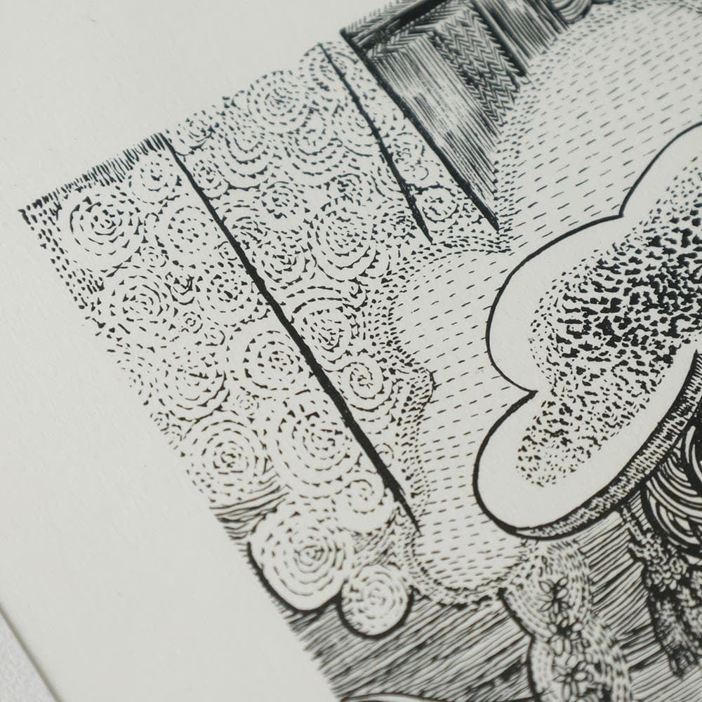 池上隆 直筆サイン 細密 鉛筆画 潮騒 額装 2号 共シール - メルカリ