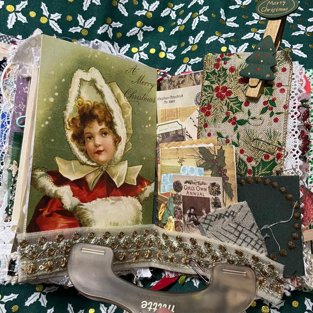 ジャンクジャーナル雑記帳 クリスマス トマトガール 妖精 ヴィクトリア