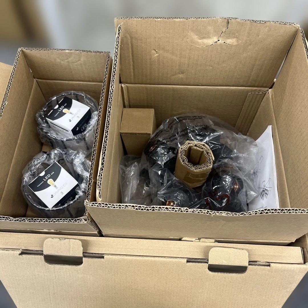 シーリングファン ブラック　JAVAlO ELF JE-CF003-BK ②