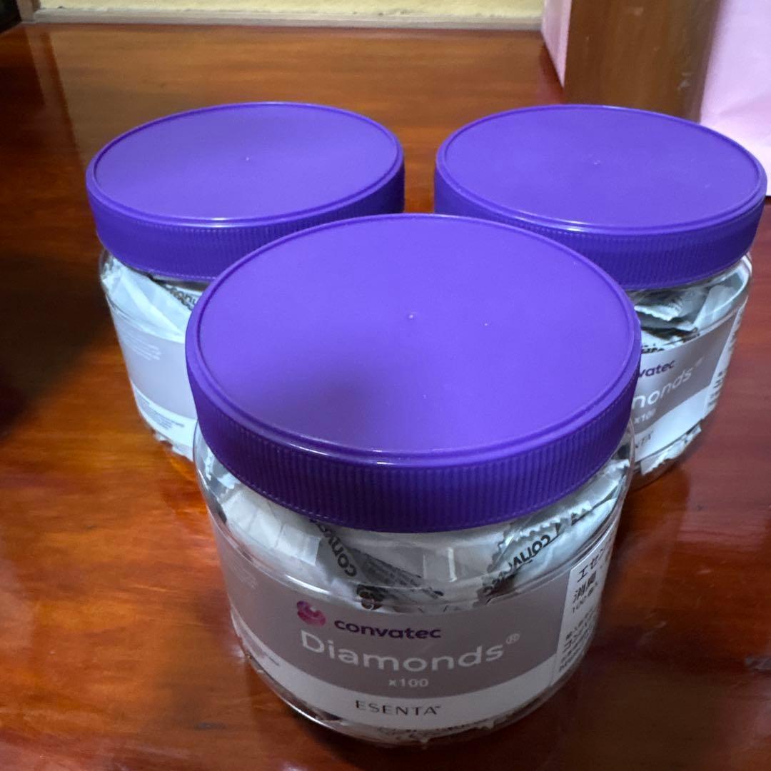 ダイヤモンド消臭吸収ゲル化剤　未使用3箱　おまけ5個携帯用ケース入り✖️3