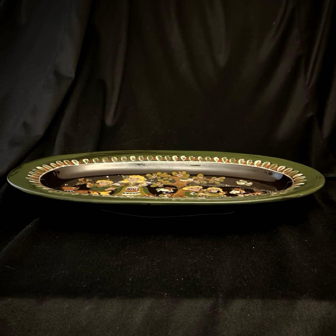 [希少] 北欧　プレート　ヴィンテージ　スイス　プレート　壁飾り