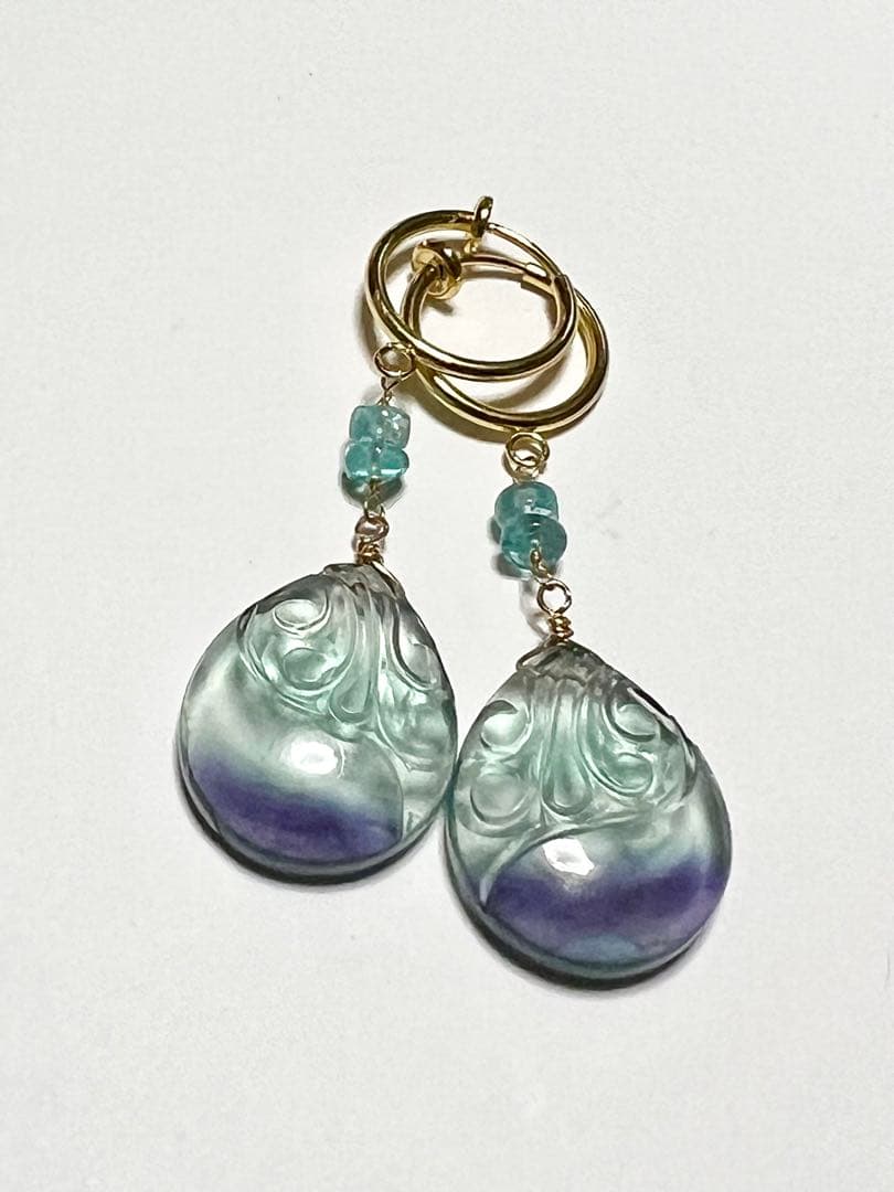 ポメころび❤️ サージカルフープイヤリング