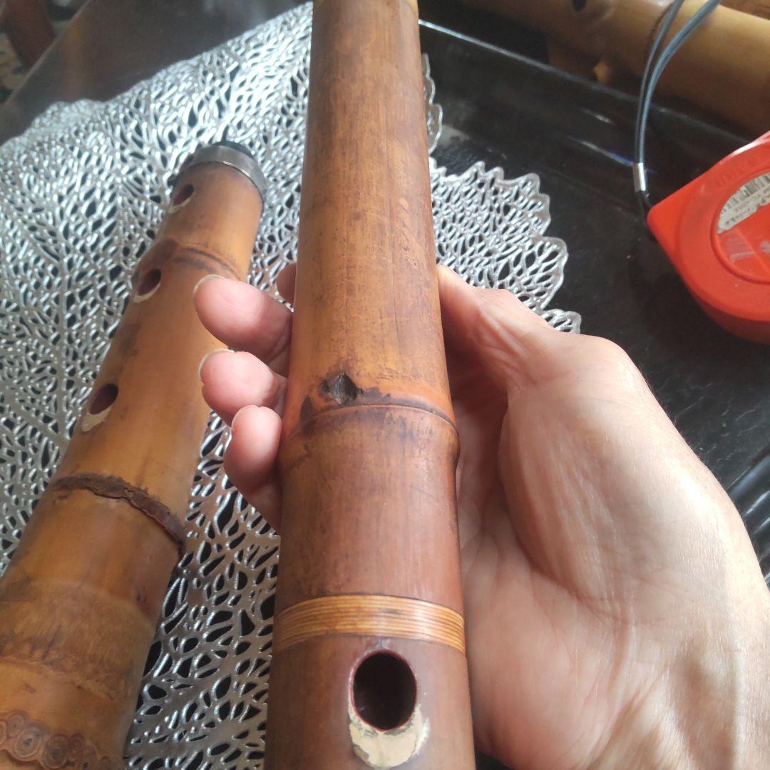 お値下げ 都山流尺八54.5㌢折畳コンパクト収納可 五線譜で吹く現代尺八