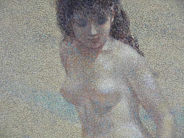 松澤茂雄、【砂丘】、希少な画集画、新品高級額 額装付、状態良好