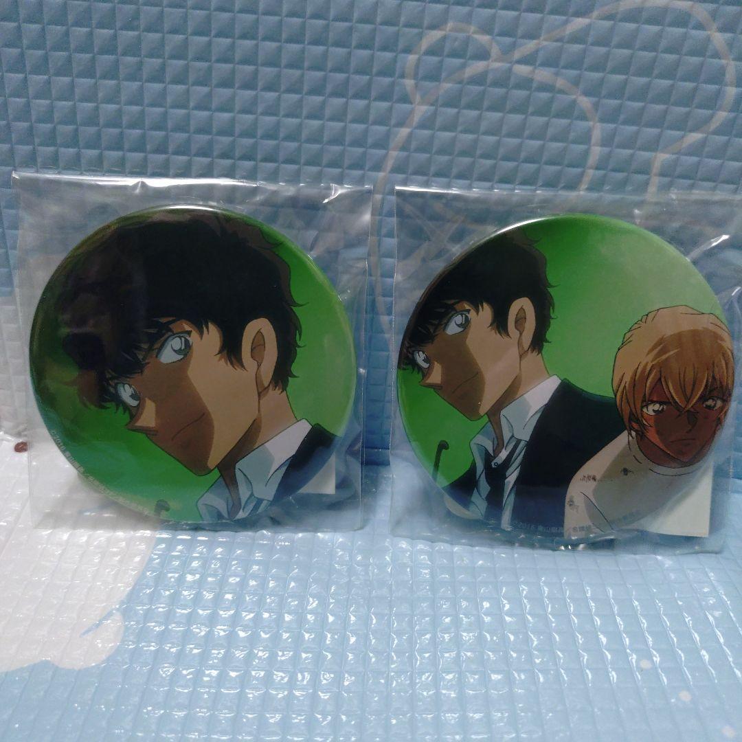 名探偵コナン　純黒の悪夢　缶バッジ　松田陣平　2個セット　レア グッズ-バッチ】名探偵コナン ホログラム缶バッジ(SPEED 松田陣平