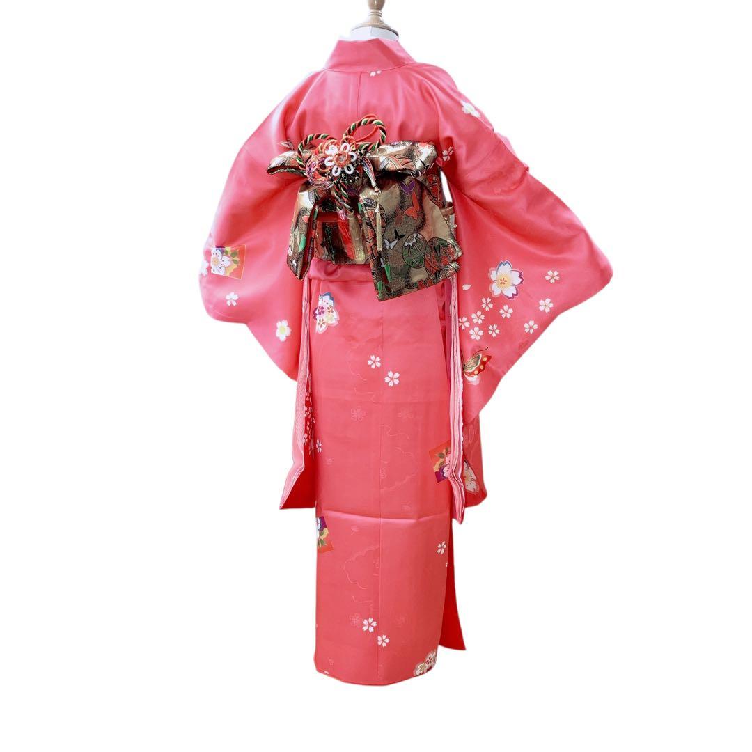 ◎mk-911　七五三　着物　襦袢　半衿　重ね衿　セット　女の子　10-16