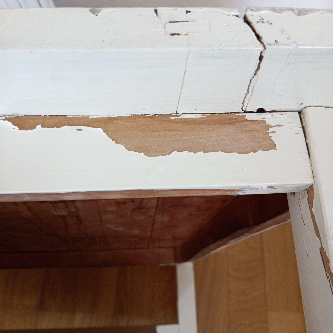 「最終価格」アンティークテーブル　ミラー　サリュ　おうち型　３点セット