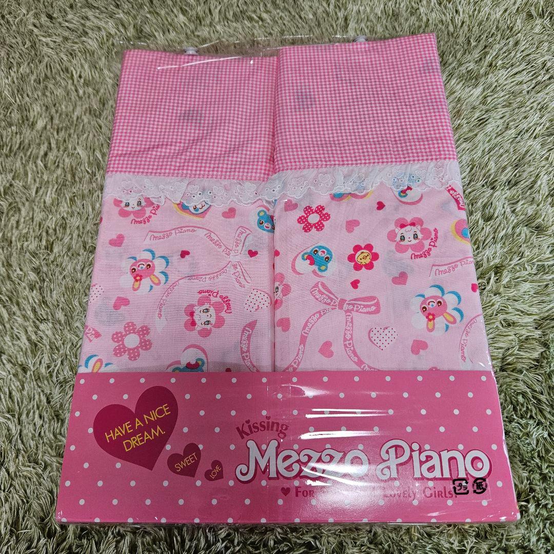 希少品　メゾピアノみみぼぽ総柄布団カバー&シーツ&ピローケース