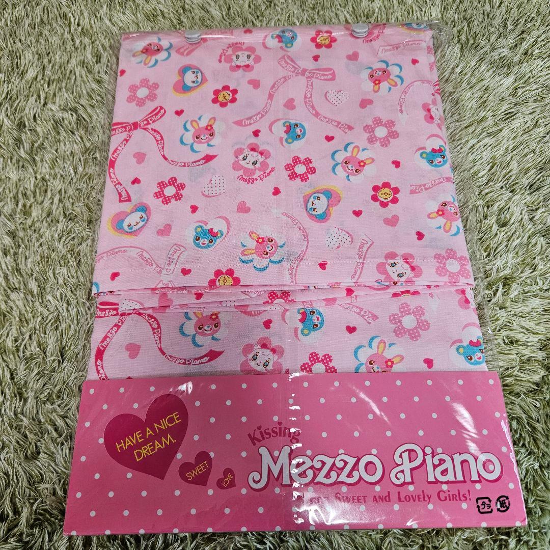 希少品　メゾピアノみみぼぽ総柄布団カバー&シーツ&ピローケース