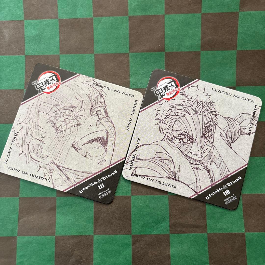 鬼滅の刃 ufotable DINING コースター 猗窩座 無限列車 - メルカリ