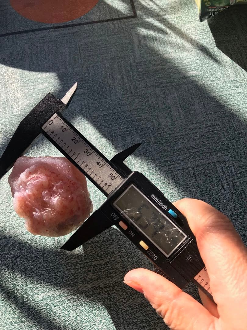 ゴビ石−1443 ゴビ瑪瑙　大粒 原石　ピンク