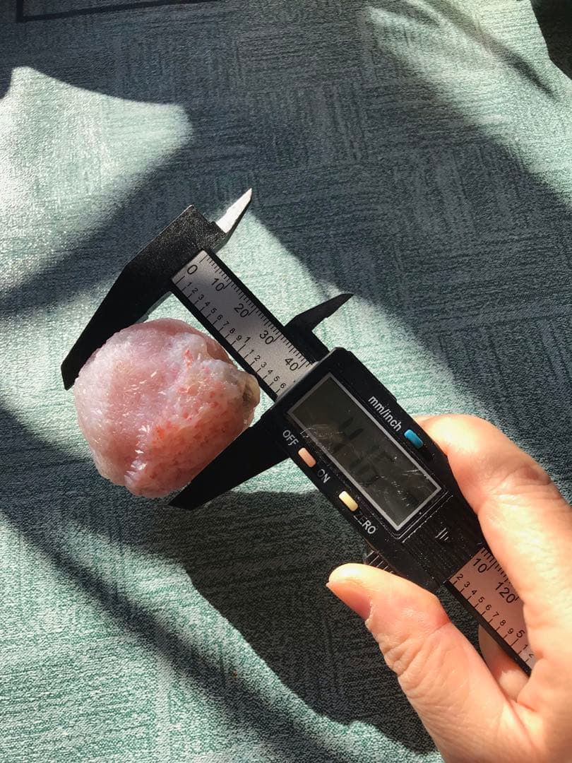 ゴビ石−1443 ゴビ瑪瑙　大粒 原石　ピンク