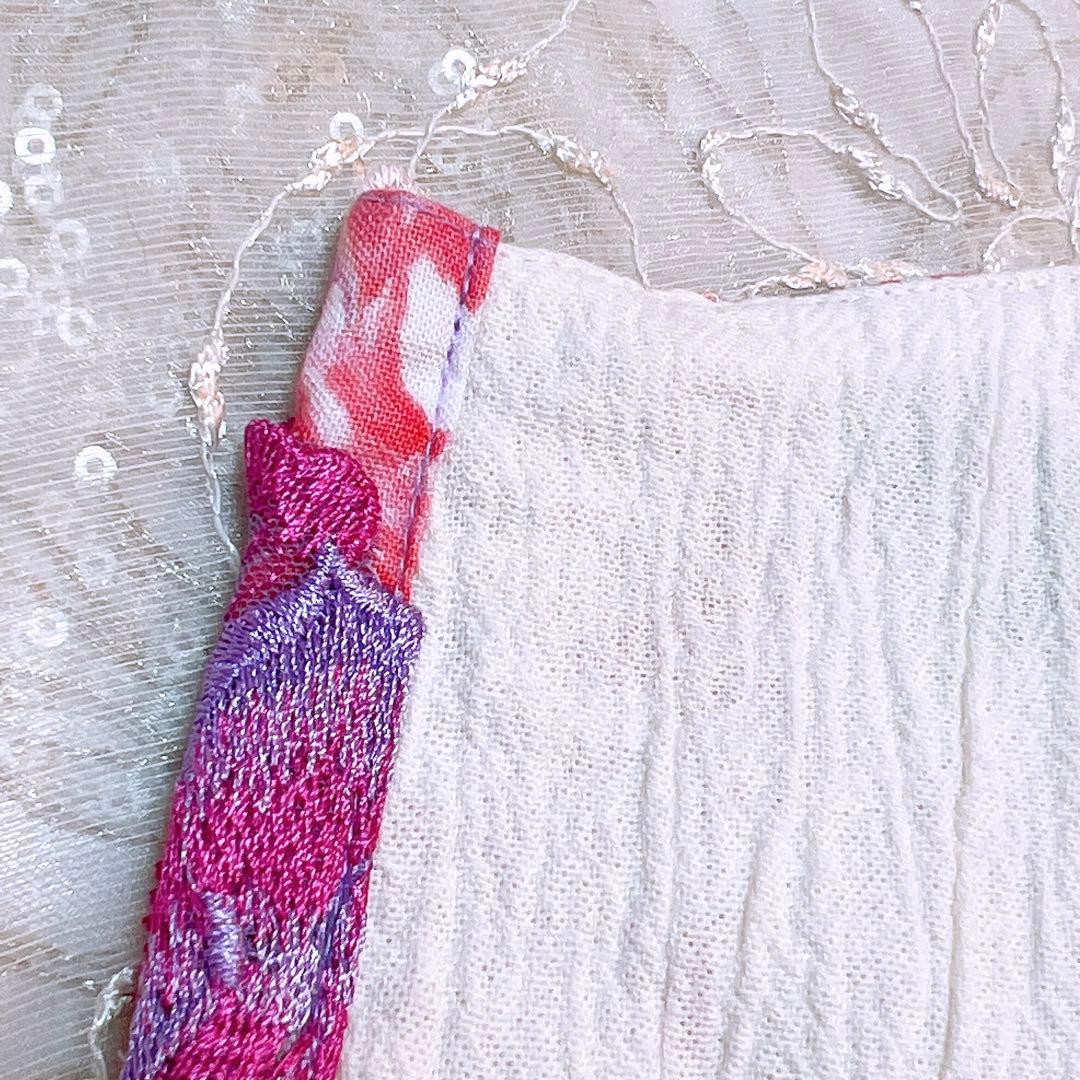 ♡限定　マスク　装飾マスク　豪華　パープル　ピンク　ビジュー　パール