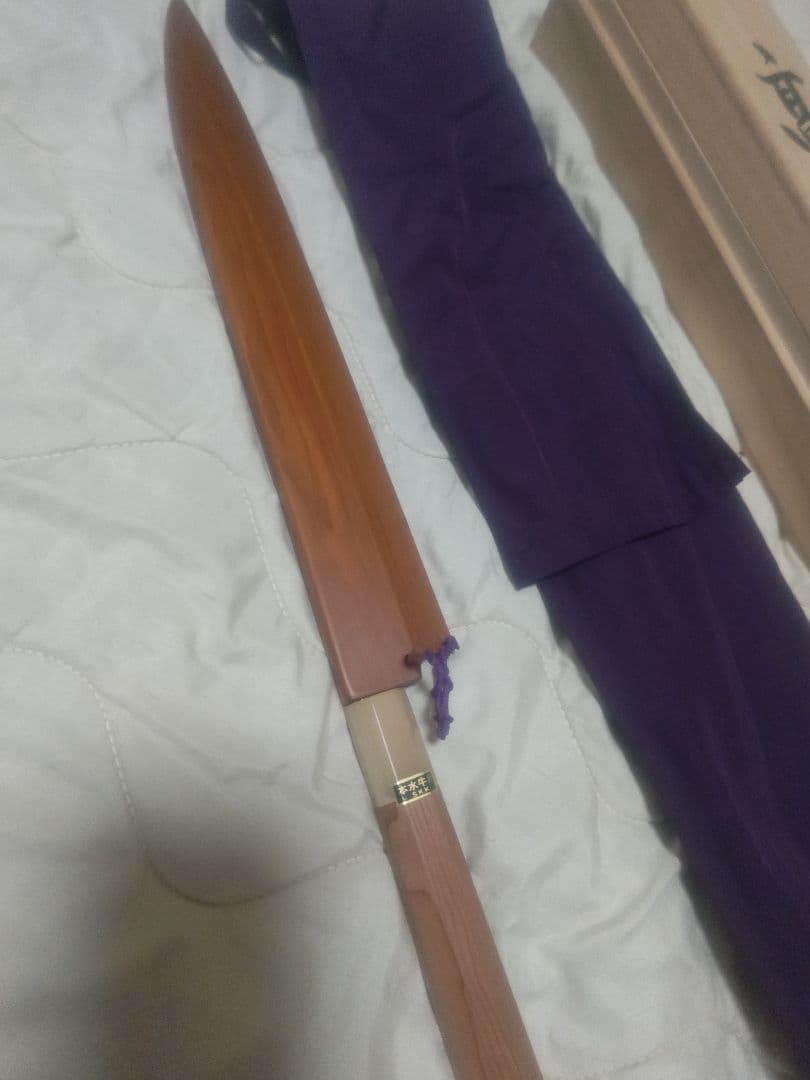 祝い包丁　本焼刄の水焼　鏡面仕上げ