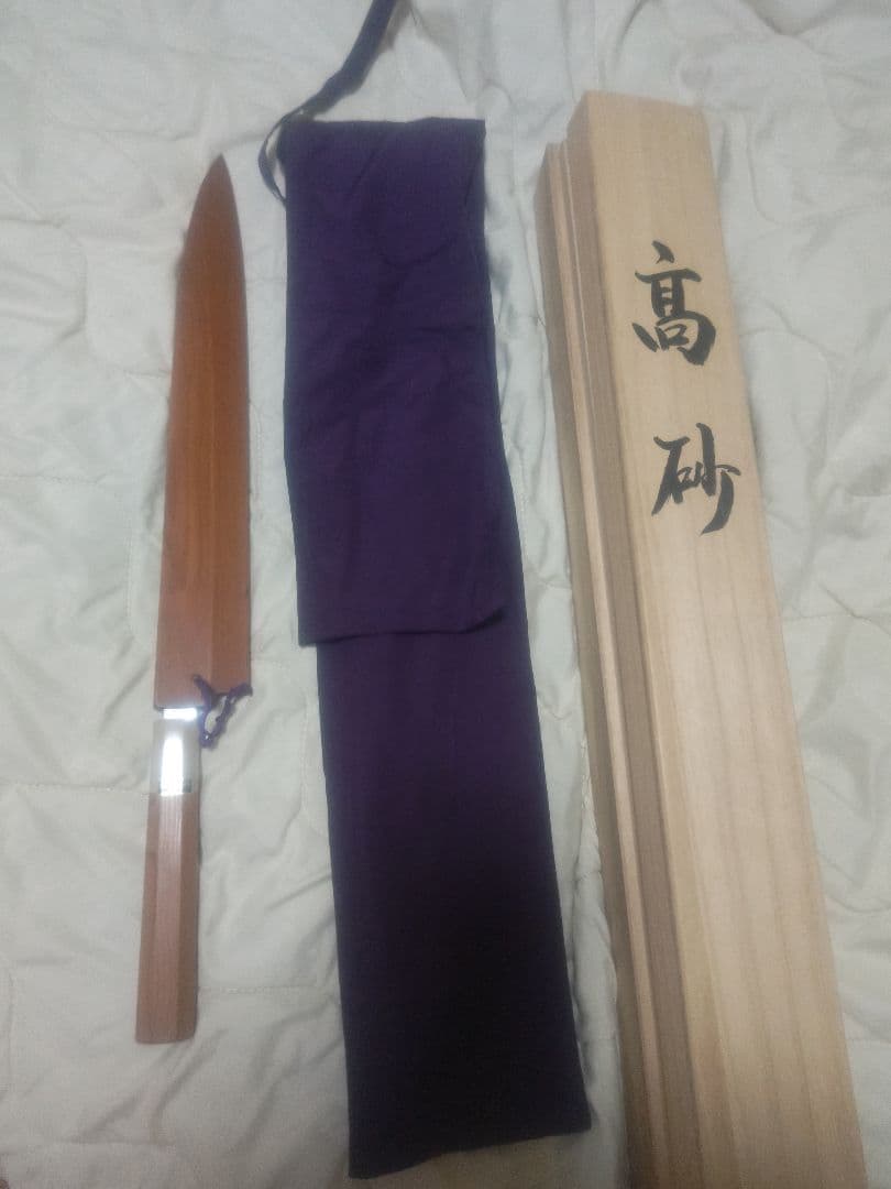 祝い包丁　本焼刄の水焼　鏡面仕上げ