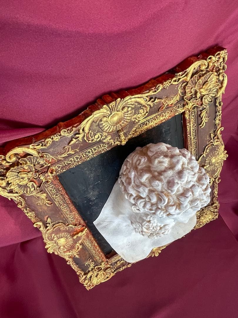 彫刻 ヘラクレス頭像Farnese Hercules Picture frame