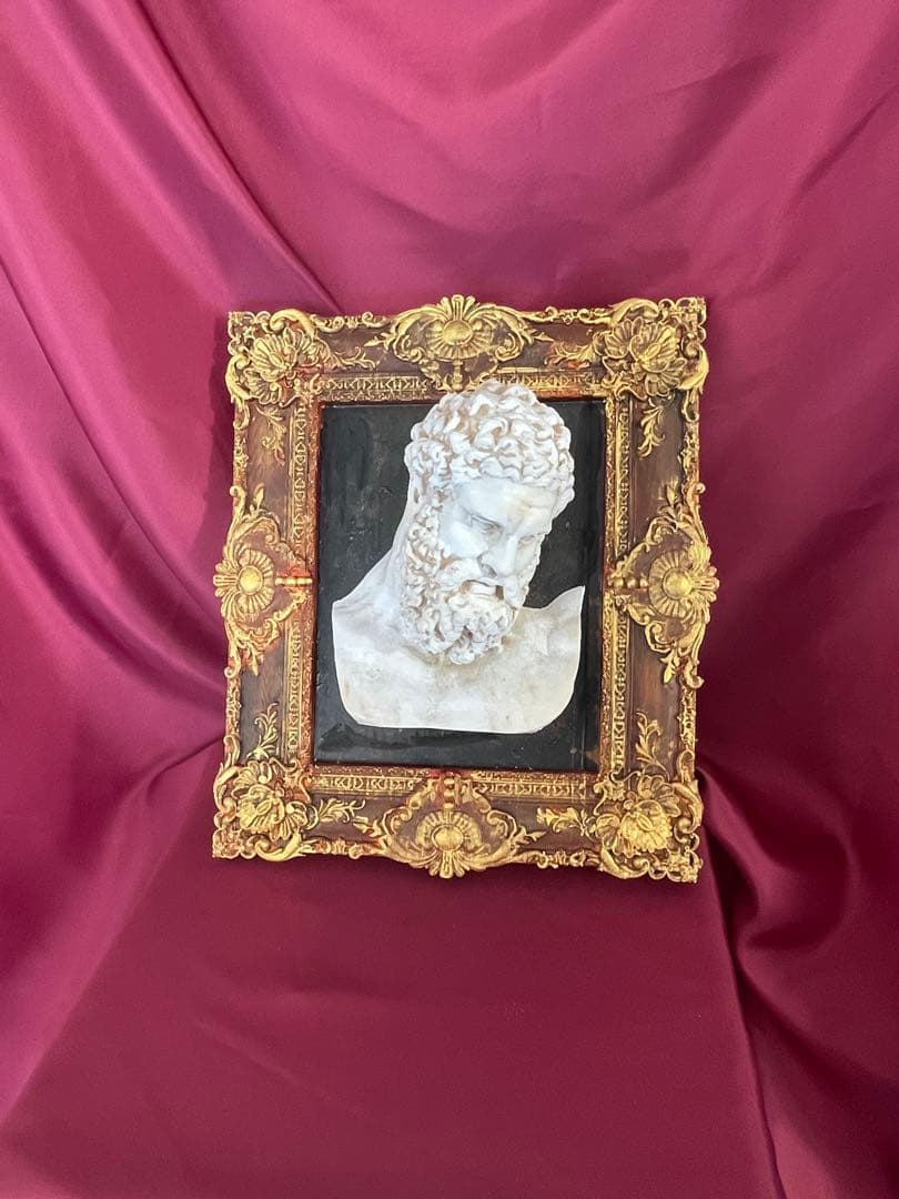彫刻 ヘラクレス頭像Farnese Hercules Picture frame