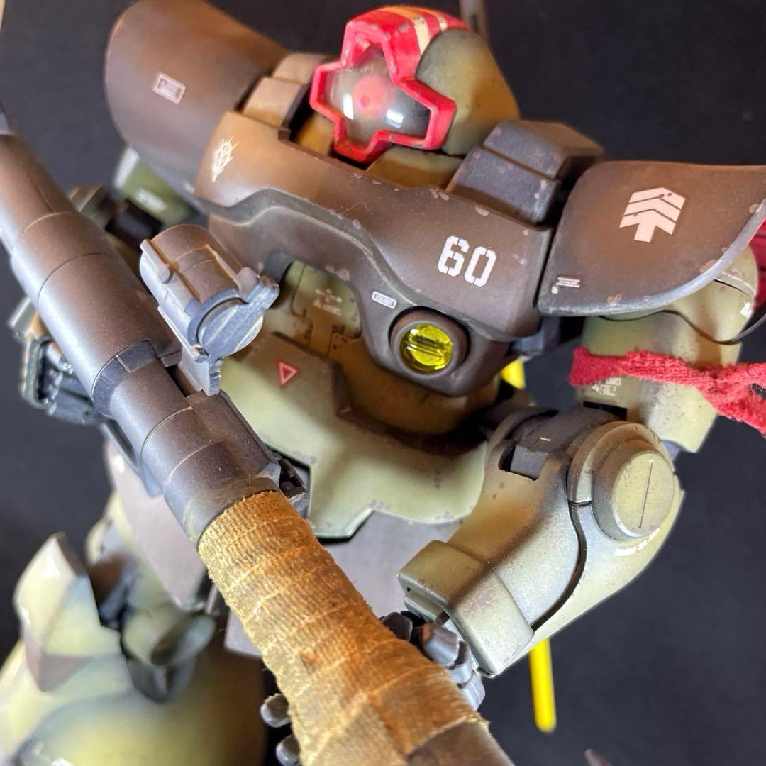 1/100MGリックドム エアブラシ全塗装完成品 - メルカリ