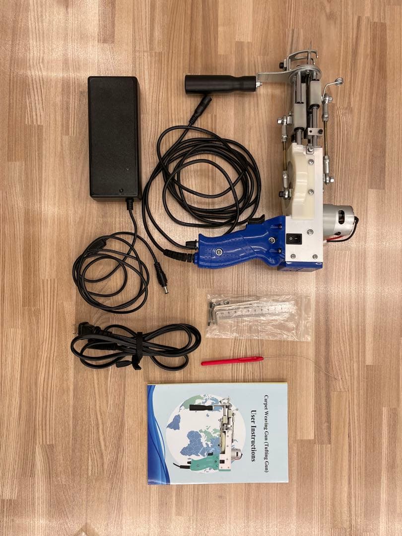 中古 タフティングガン AK-1 カットパイル ブルー - メルカリ