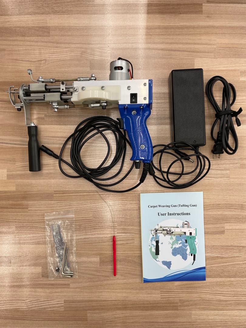 中古 タフティングガン AK-1 カットパイル ブルー - メルカリ