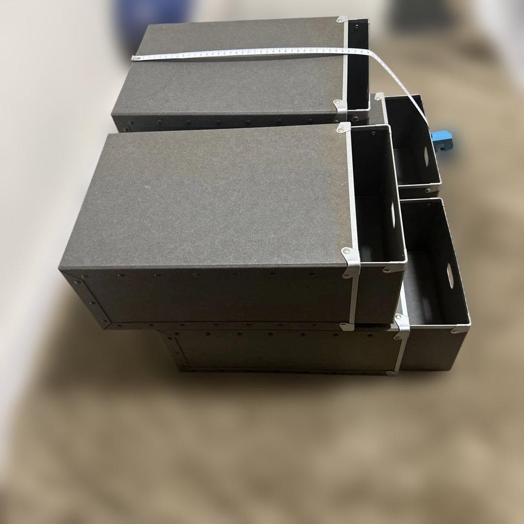 ルク 無印良品　硬質パルプボックス　廃盤　レア 4個セット　送料込み