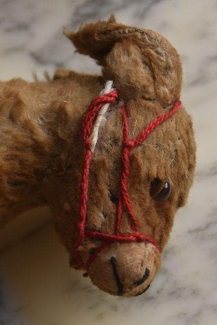 フランスアンティーク 古びたロバさんのぬいぐるみ - メルカリ