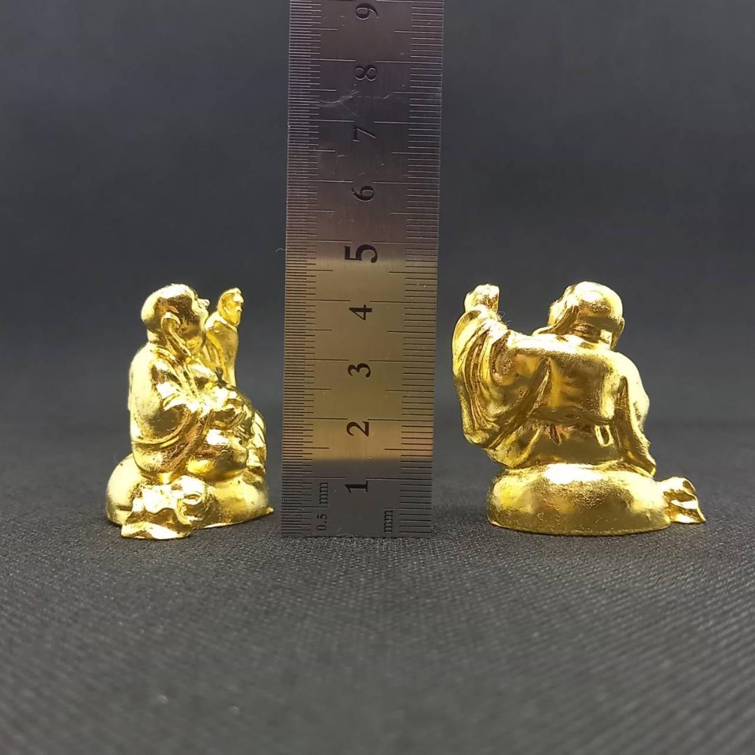 純金貼り【超強力】大金運布袋尊オルゴナイト×浄化スプレー×金馬　同梱値引き適用