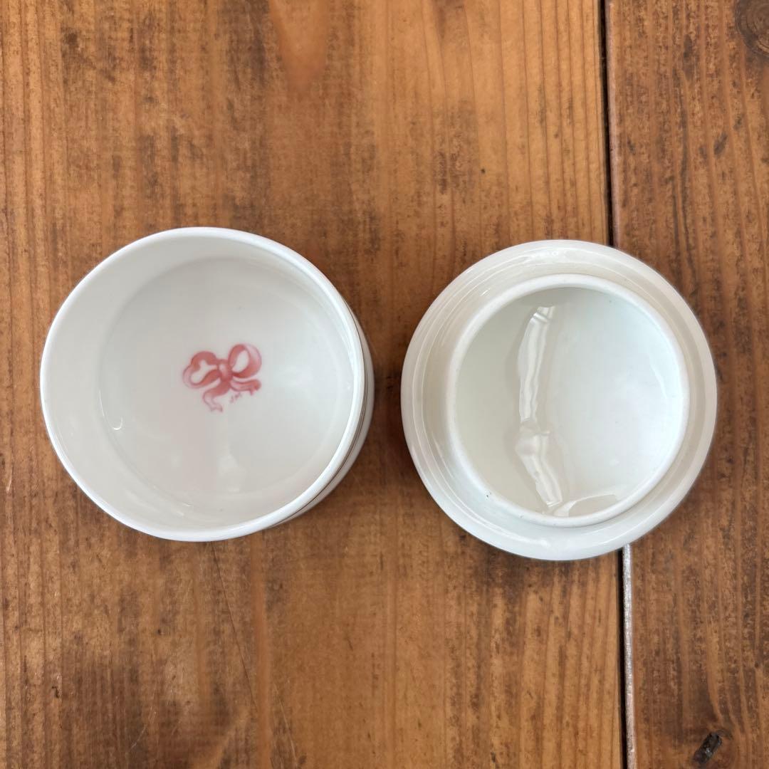 ハロッズ ヴィンテージ ボーンチャイナ トリンケットボックス 小物入れ