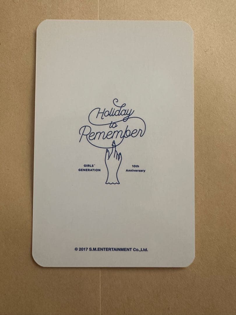 少女時代　ヒョヨン　holiday to remember トレカ
