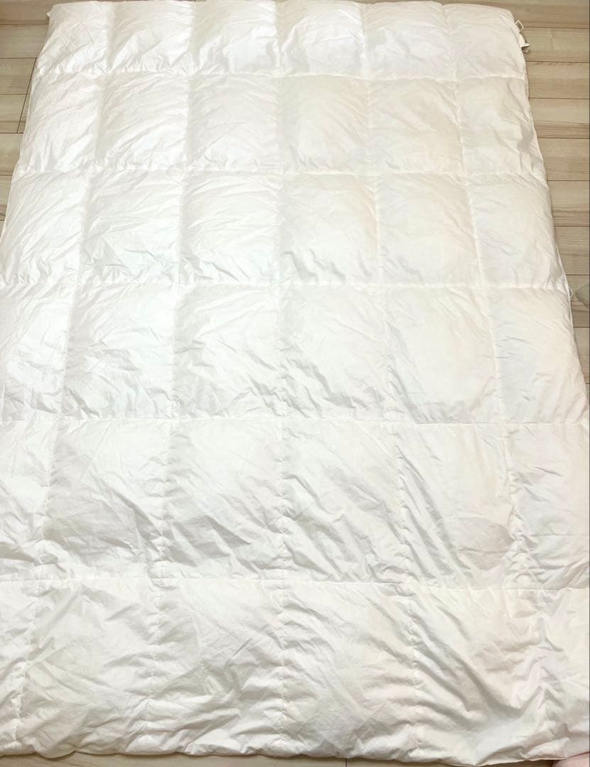 丸八真綿　肌掛け羽毛布団　シングルサイズ　0.5k 【未使用シーツカバー付き】