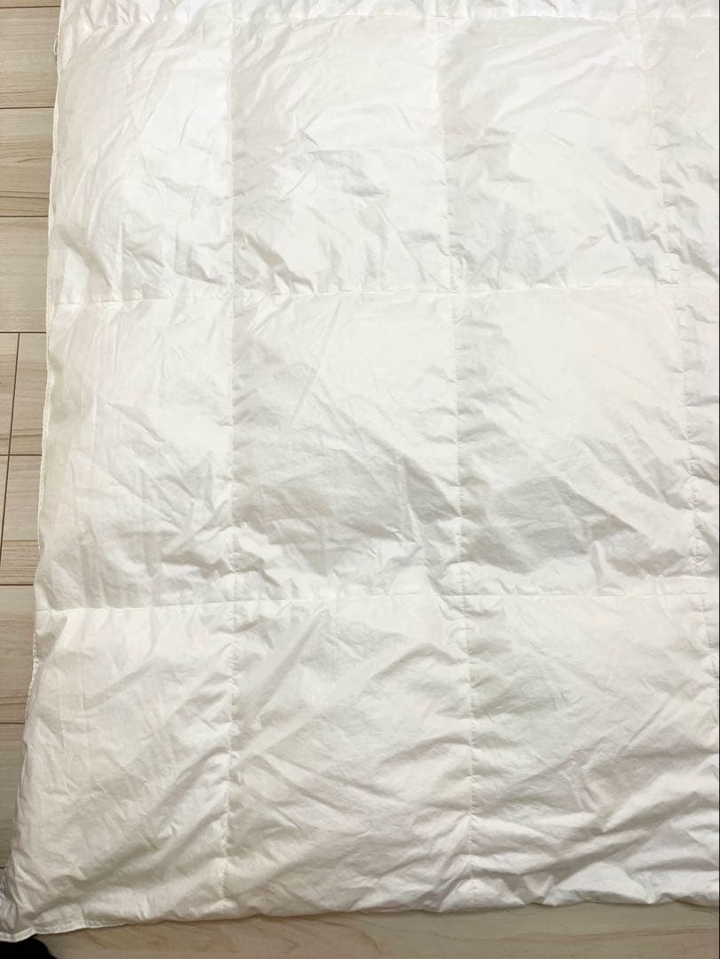 丸八真綿　肌掛け羽毛布団　シングルサイズ　0.5k 【未使用シーツカバー付き】