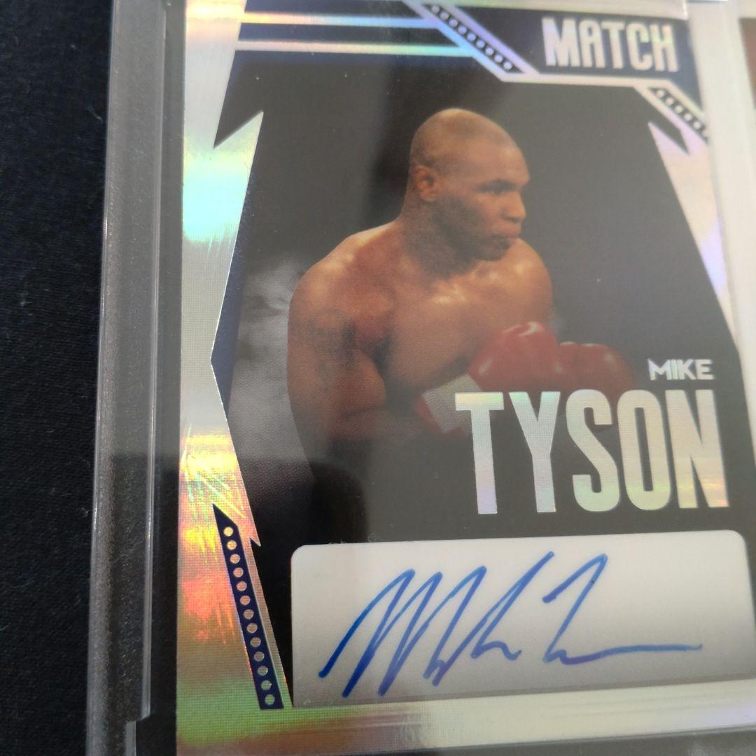 マイク・タイソン＆メイウェザー 直筆サインカード 1/1 - メルカリ