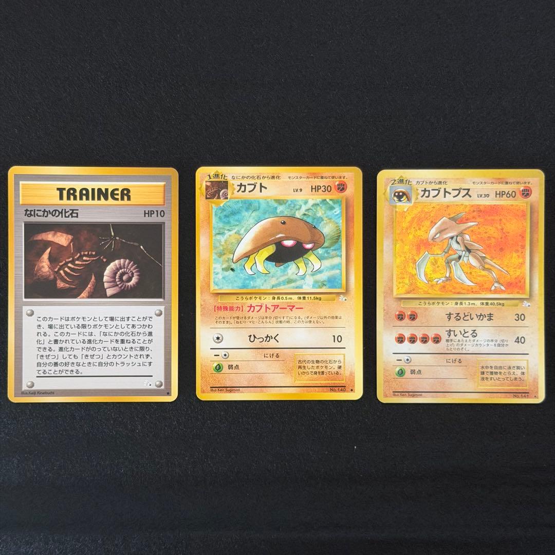 旧裏 なにかの化石 カブト カブトプス 連番 セット 初期 - メルカリ