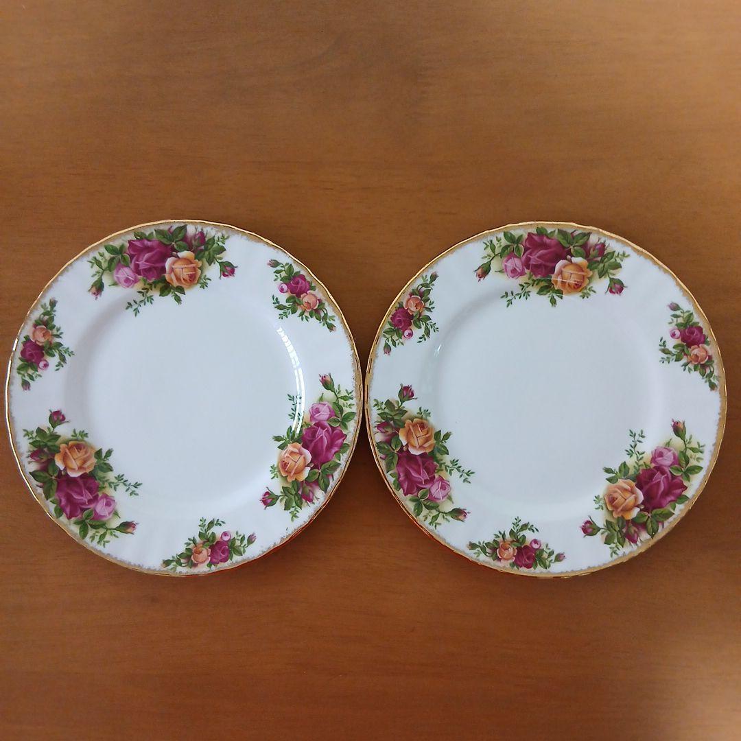   Old Country Roses 皿 2枚セット